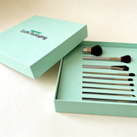 Boîte d'emballage en papier pour kit d'outils de maquillage de haute qualité, logo personnalisé, porte-pinceaux, ensemble d'outils vides, boîte en carton de luxe pour outils de maquillage