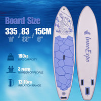 InnoExpo Planche de paddle gonflable personnalisée OEM de haute qualité, vente en gros de planches de paddle gonflables Isup