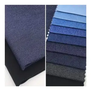 % 95% pamuk % 5% spandex streç ağır indigo denim kumaş yıkanmış tarzı fransız terry örme kot kumaş çin fabrika toptan