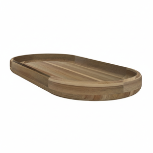 Description du produit : Petit plateau ovale avec bord épais - Product Image 1