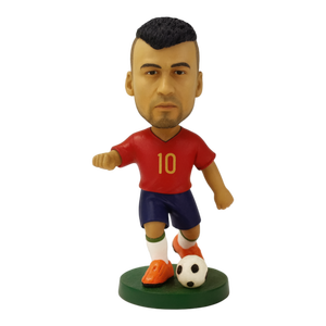 تماثيل بوبلهيد مخصصة بالجملة لنجوم كرة القدم رقم 7 من الراتنج، زينة لاعب كرة القدم للمنزل والسيارة وهدايا - Product Image 6