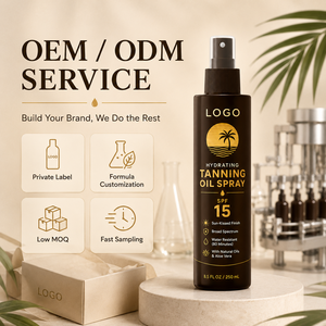 Brume Bronzante Haute Qualité Effet Hâle Doré Hydratante à l'Aloe Vera et Huiles Naturelles Peau Douce SPF+++++ OEM Huile Bronzante Hydratante en Spray - Product Image 5