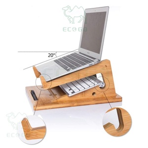 Biểu tượng tùy chỉnh màn hình gỗ <span class=keywords><strong>Riser</strong></span> lắp ráp <span class=keywords><strong>DIY</strong></span> máy tính xách tay chủ anticorrosive Màn hình <span class=keywords><strong>Riser</strong></span> cho iPad - Product Image 1