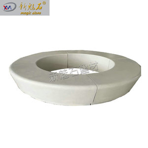 Nuevas Macetas Redondas de Hormigón GRC Magic Stone de 3 cm de Grosor para Paisajismo Urbano - Product Image 5