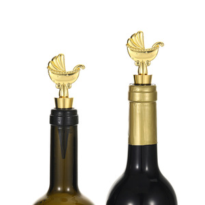 Takumori Baby Stroller Wine <b>Stopper</b> Gold Metal Sealing <b>Bottle</b> Plug For Party Gift - Product Image 1