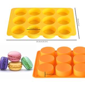 Moldes de silicona <span class=keywords><strong>para</strong></span> galletas de <span class=keywords><strong>Chocolate</strong></span> <span class=keywords><strong>Oreo</strong></span>, <span class=keywords><strong>molde</strong></span> de silicona redondo de 12 cavidades, <span class=keywords><strong>molde</strong></span> <span class=keywords><strong>para</strong></span> hornear <span class=keywords><strong>para</strong></span> galletas de <span class=keywords><strong>Chocolate</strong></span> <span class=keywords><strong>Oreo</strong></span>, dulces - Product Image 2