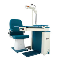 Unité Combinée Ophtalmique MI-2800B : Table d'Examen Réglable avec Chaise et Lampe Aist Optics