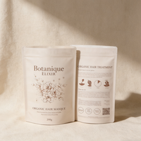 Sacs personnalisés durables en plastique Mylar avec fermeture éclair pour masques capillaires – Emballages de haute qualité pour produits capillaires