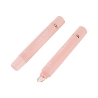 Tube souple en plastique de 10 ml personnalisé OEM/ODM pour baume à lèvres et rouge à lèvres, emballage vide transparent en silicone écologique et recyclable