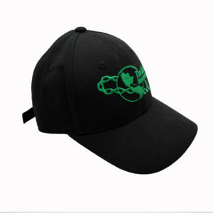 Yeşil işlemeli beyzbol kapaklar bağlantılar dahil beyzbol şapkası - Product Image 3