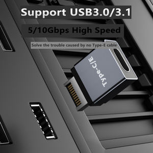 Involucro in lega di recente OTG USB a a <span class=keywords><strong>tipo</strong></span> <span class=keywords><strong>E</strong></span> <span class=keywords><strong>adattatore</strong></span> USB-<span class=keywords><strong>E</strong></span> <span class=keywords><strong>adattatore</strong></span> 10Gbps <span class=keywords><strong>tipo</strong></span>-C connettore di trasmissione dati veloce per Notebook PC - Product Image 3