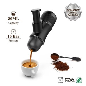 Macchina per <span class=keywords><strong>Espresso</strong></span> Portatile Manuale - 15 Bar, per Caffè in Polvere - Attrezzatura Compatta per Auto e Hotel - OEM/ODM - Product Image 2