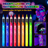 Marqueurs d'art lumineux en plastique Xin Bowen, stylos à peinture phosphorescente pour enfants, étudiants, dessin, graffiti, artisanat créatif