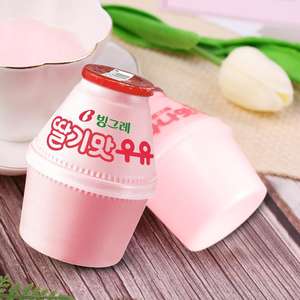 Бингре, корейское импортное молоко для завтрака, 238 мл * 4 бутылки, низкотемпературное цельное молоко, банан, клубничный ароматизатор, напиток для завтрака - Product Image 3