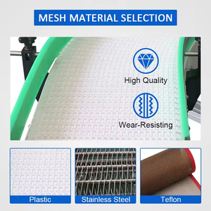 Gıda sınıfı plastik örgülü konveyör bandı kemer plastik modüler konveyör bant - Product Image 5