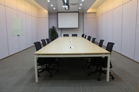 Organisateur de directeur général en bois de conception moderne bureau de PDG pour bureau à domicile ou postes de travail table de réunion à prix d'usine