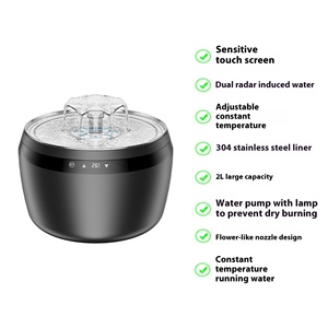Distributore di acqua per animali domestici a induzione intelligente nuovo filtro a temperatura costante a ciclo automatico per acqua corrente per gatti potenza di carica - Product Image 6