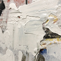 Peinture à l'huile abstraite sur toile, grande œuvre d'art murale peinte à la main, décoration intérieure, vente en gros