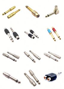 Adaptador de 1/4 Estéreo a <span class=keywords><strong>RCA</strong></span>, Conector Hembra <span class=keywords><strong>RCA</strong></span> a Conector Macho de 6.35 mm, Convertidor de <span class=keywords><strong>RCA</strong></span> a Conector Estéreo de 6.35 mm - Product Image 2