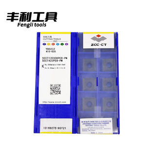 Inserto per tornitura ZCC.CT SEET120308PER-PM YBD252 <span class=keywords><strong>in</strong></span> carburo di tungsteno con rivestimento PVD OEM per tornio CNC - Product Image 2