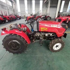 농장 기계 장비 Farmead 4 륜 트랙터 4WD 휠 504 604 트랙터 50 HP 60HP 미니 트랙터