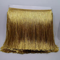 Vente en gros de franges en polyester brillant de 8 pouces (20 cm) pour rideaux et décoration intérieure