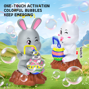Tự làm bong bóng Bunny Đồ chơi điện thỏ bong bóng Blower máy với 4 màu nước vẽ bút cho món quà phục sinh - Product Image 3