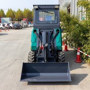 Mini-chargeuse sur pneus diesel Htl28 avec accessoires réversibles pour la construction et l'agriculture - Product Image 3