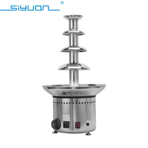 <span class=keywords><strong>Fontaine</strong></span> de chocolat professionnelle à 4 couches, appareil en cascade, pot chaud, sauce sésame - Product Image 2