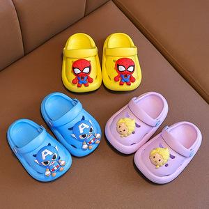 Chaussons <span class=keywords><strong>Spiderman</strong></span> pour enfants, en EVA, à semelle souple, légers, résistants à l'usure, non-adaptés à la plage, sandales pour bébés - Product Image 2