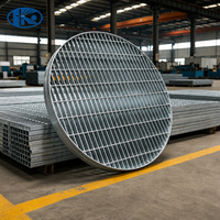 Grilles en acier galvanisé et en alliage d'aluminium sur mesure, durables et anti-corrosion, pour la sécurité industrielle, les évacuations de sol extérieures et les villas