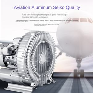 Wenjin Hochdruck-Ringluftgebläse mit Edelstahlblättern und Aluminiumlegierung für Fischteich- und Abwasserbelüftung Modell 120W/220V - Product Image 3