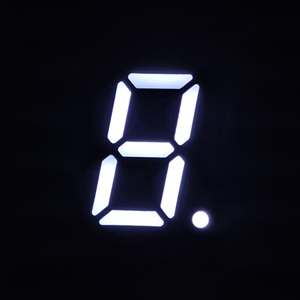 0.3 inch 1 chữ số ánh sáng trắng 7 đoạn dẫn hiển thị cho đồng hồ kỹ thuật số chỉ số điện các thiết bị nhỏ - Product Image 2