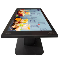 Table interactive intelligente à écran tactile LCD de 65 pouces avec multi-touch et étanche pour les cafés et les restaurants