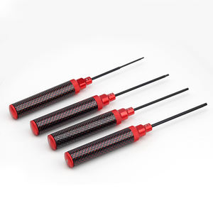 Kit d'outils de réparation hexagonaux en fibre de carbone pour voitures <span class=keywords><strong>RC</strong></span> 1/10 1/8 en gros, ensembles de tournevis - Product Image 5