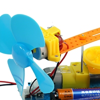 Kit d'expérimentation de production d'énergie éolienne DIY OKYN-G6769, modèle scientifique de physique, jouet éducatif à assembler, projet d'apprentissage pour enfants