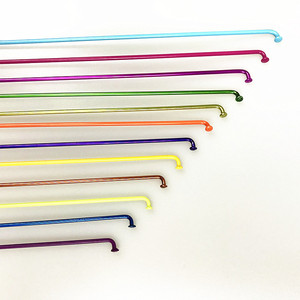 Đầy màu sắc xe đạp nan hoa thép xe đạp nan hoa với núm vú - Product Image 3