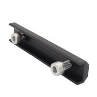 Connecteur de rail solaire en aluminium en forme de U, raccord de rail PV