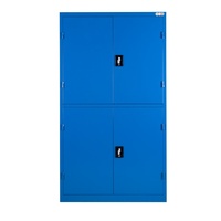 Armoire de rangement d'outils en acier robuste de haute qualité avec étagères et tiroirs pour atelier et entrepôt