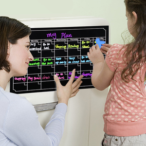 Bảng phấn hàng tuần lịch từ bảng kế hoạch bảng dán tường tủ lạnh - Product Image 3