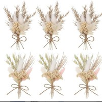 Mini bouquet de fleurs séchées de Chine pour mariée, demoiselle d'honneur, corsage de mariage, cadeau d'anniversaire, décoration de boîte, fleur éternelle, voyage