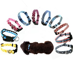 <span class=keywords><strong>Collar</strong></span> con estampado colorido para perros y mascotas, suministros personalizados, letras, barato - Product Image 1