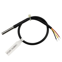 Haute précision étanche 3m câble plat ds18b20 capteur de température