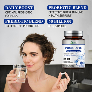 Capsules prébiotiques OEM ODM 50 milliards de UFC, prébiotiques entièrement naturels, efficaces pour la santé intestinale et immunitaire, soutien digestif - Product Image 4