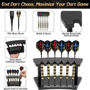 Dart Storage Rack 2 Tier Standing Desktop Organizer For Darts <b>Home</b> Use - Product Image 4