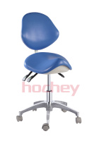 Tabouret de dentiste en cuir souple, chaise d'assistant dentaire, chaise mobile pour clinique, confortable