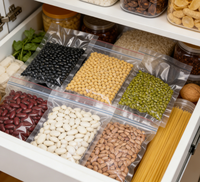 Sacs sous vide personnalisés en gros, résistants aux hautes températures, transparents, de qualité alimentaire, thermoscellables, pour la conservation des aliments congelés, pochettes durables pour la cuisine