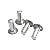 Rivets aveugles en acier inoxydable bon marché, zingués, à tête bouton OEM pour l'assemblage de manches de couteaux