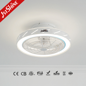 1stshine ventilateur de plafond led profil bas design fantaisie ABS pales ventilateur de plafond led intérieur avec télécommande - Product Image 2