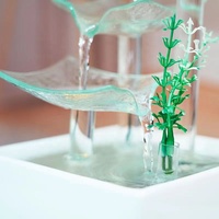 Fontaine d'eau de table de bureau de salon moderne semi-manuel créatif pour décoration intérieure
